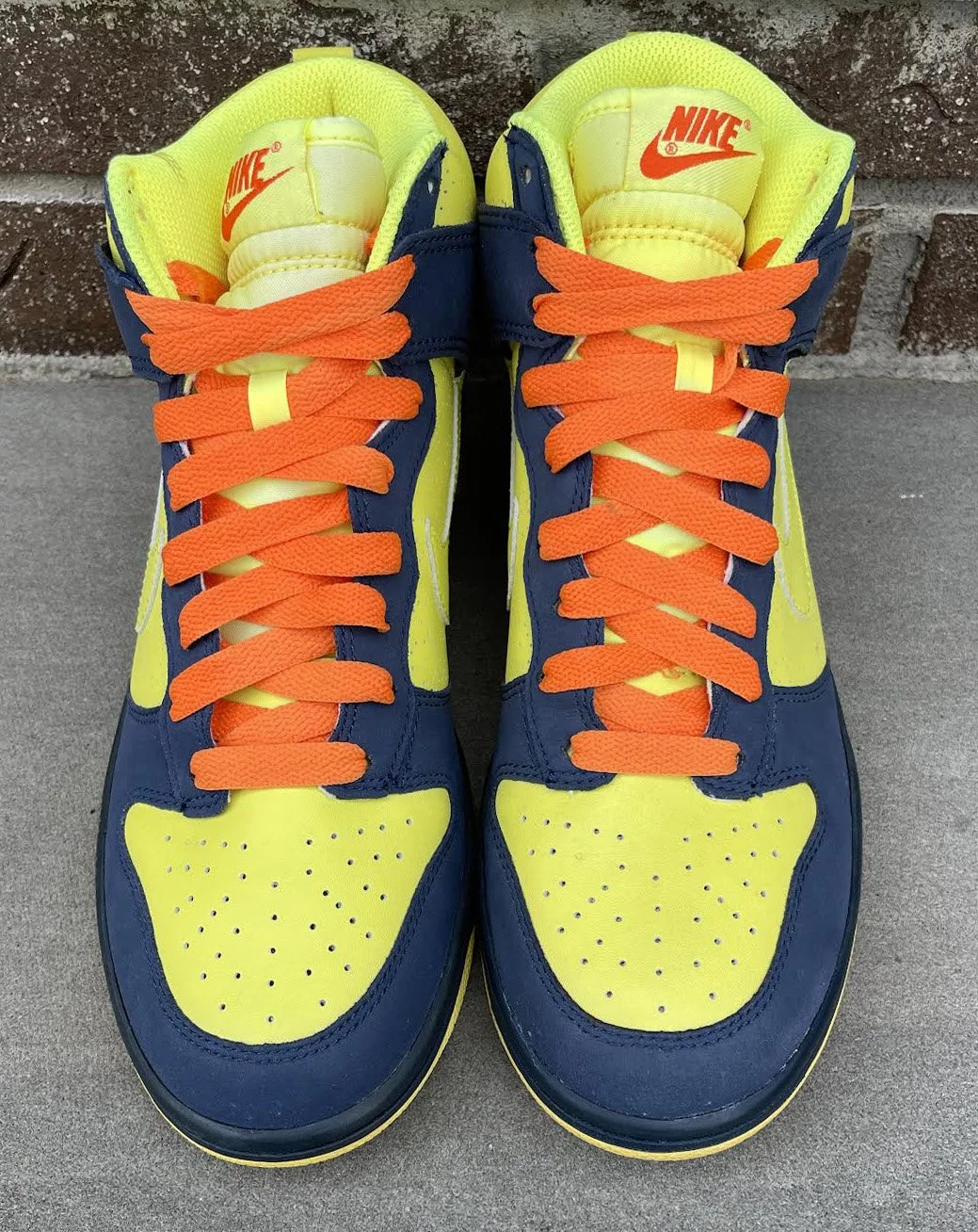 Nike Dunk High Voltage Yellow / Midnight Navy (Size 7.5) DS — RootsBK